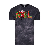 Cloud Black Noel Santa Vintage Tee - NancyCooperArtShop