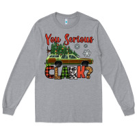 Heather Grey you serious clark christmas vacation car Long Sleeve Tee - Jasminsmagicworld