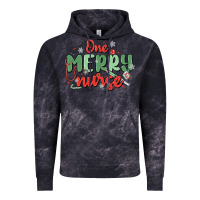 Cloud Black one merry nurse Vintage Hoodie - MaliasSmallBusiness