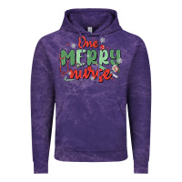 Cloud Purple one merry nurse Vintage Hoodie - MaliasSmallBusiness