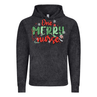 Vintage Black one merry nurse Vintage Hoodie - MaliasSmallBusiness