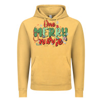 Vintage Mustard one merry nurse Vintage Hoodie - MaliasSmallBusiness