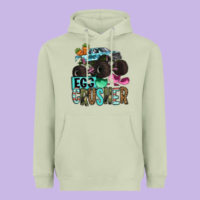 Easter Day Monster Truck Easter Egg Crusher Heavyweight Hoodie Designed By Oliviacreatesart