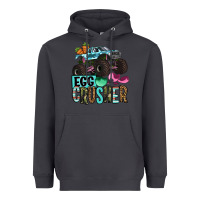 Smoke Easter Day Monster truck Easter egg crusher Heavyweight Hoodie - OliviaCreatesArt