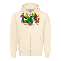 Cma Mardi Gras Cowgirl Zipper Hoodie | Teevron