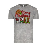 Cloud Rock Merry Christmas Y'all Cowboy Vintage Tee - MaliasSmallBusiness