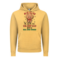 Vintage Mustard mrs claus the north pole gingerbread bakery real g Vintage Hoodie - MaliasSmallBusiness