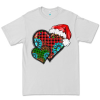 Dove Grey Christmas heart gemstones leopard Premium Tee - BarkalooDesign