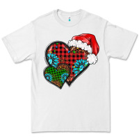 White Christmas heart gemstones leopard Premium Tee - BarkalooDesign