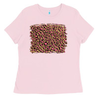 Bubblegum Pink leopard with pink glitter Ladies Tee - Artiststas