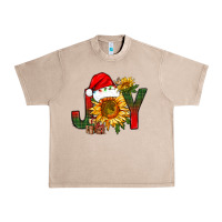 French Oak joy christmas with sunflower bbs Urban Heavy Tee - BundleAndBundleShop