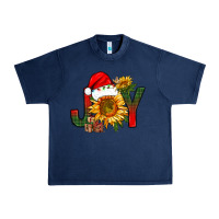 Navy joy christmas with sunflower bbs Urban Heavy Tee - BundleAndBundleShop