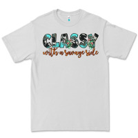Dove Grey classy with a savage side Premium Tee - JahusDesignShop