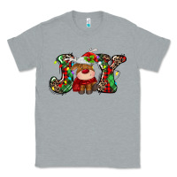 Heather Grey joy christmas deer Classic Tee - MaliasSmallBusiness