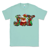 Joy Christmas Deer Classic Tee | Teevron