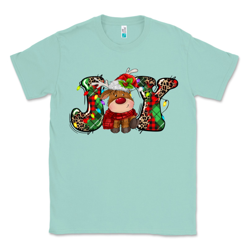 Joy Christmas Deer Classic Tee by MaliasSmallBusiness | Teevron