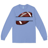 Colony Blue football name frame Long Sleeve Tee - BarkalooDesign