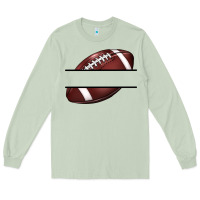 Matcha football name frame Long Sleeve Tee - BarkalooDesign