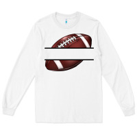 White football name frame Long Sleeve Tee - BarkalooDesign