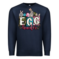 Navy Easter egg hunter Premium Sweatshirt - OliviaCreatesArt