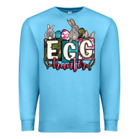 Ocean Blue Easter egg hunter Premium Sweatshirt - OliviaCreatesArt