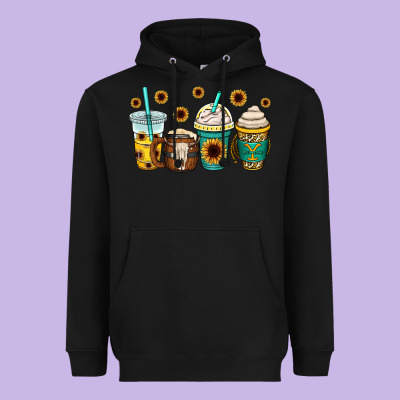 Yellowstone Coffee Cups Heavyweight Hoodie Designed By Oliviacreatesart