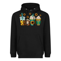 Black yellowstone coffee cups Heavyweight Hoodie - OliviaCreatesArt