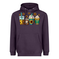 Plum yellowstone coffee cups Heavyweight Hoodie - OliviaCreatesArt