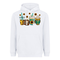 White yellowstone coffee cups Heavyweight Hoodie - OliviaCreatesArt