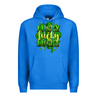 True Royal lucky lucky lucky clover St. Patrick's Premium Hoodie - HowdyJamesFarm