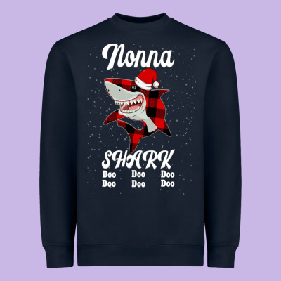 Nonna Shark Doo Doo Heavyweight Sweatshirt Designed By Bettercallsaul