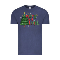 Vintage Denim Merry And Bright Vintage Tee - MaliasSmallBusiness