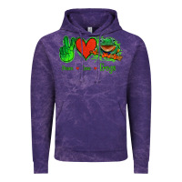 Cloud Purple Peace Love Frogs Vintage Hoodie - Jasminsmagicworld
