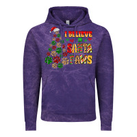 Cloud Purple i believe in santa paws Vintage Hoodie - MaliasSmallBusiness