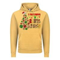 Vintage Mustard i believe in santa paws Vintage Hoodie - MaliasSmallBusiness