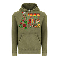 Vintage Olive i believe in santa paws Vintage Hoodie - MaliasSmallBusiness