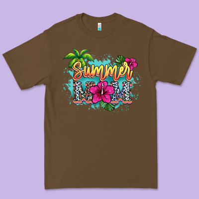 Summer Mom Premium Tee Designed By Nancycooperartshop