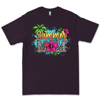 Plum summer mom Premium Tee - NancyCooperArtShop