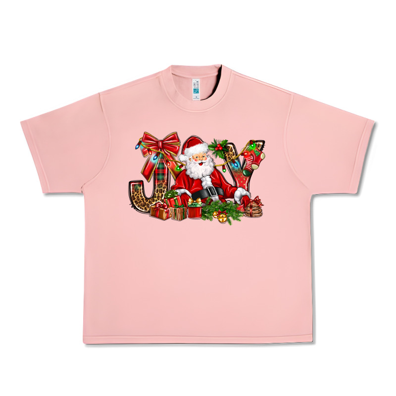 Joy Christmas With Santa Bbs Urban Heavy Tee by BundleAndBundleShop | Teevron