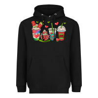 Black watermelon summer coffee cups Heavyweight Hoodie - OliviaCreatesArt