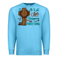 Ocean Blue Easter Day A lot can happen in three days Premium Sweatshirt - OliviaCreatesArt