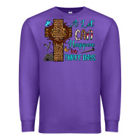 Purple Easter Day A lot can happen in three days Premium Sweatshirt - OliviaCreatesArt