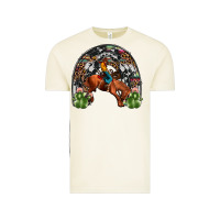 Vintage Arctic rodeo cowboy rainbow Vintage Tee - JahusDesignShop