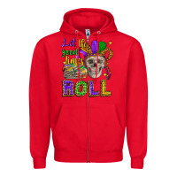 Red let the good times roll Zipper Hoodie - CowGirlArtShop