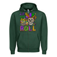 Sports Green let the good times roll Zipper Hoodie - CowGirlArtShop