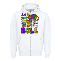 White let the good times roll Zipper Hoodie - CowGirlArtShop