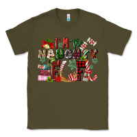 Army Green im the naughty elf Classic Tee - MaliasSmallBusiness