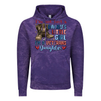 Cloud Purple i'm not just a daddy's little girl Vintage Hoodie - MaliasSmallBusiness