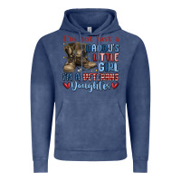 Vintage Denim i'm not just a daddy's little girl Vintage Hoodie - MaliasSmallBusiness