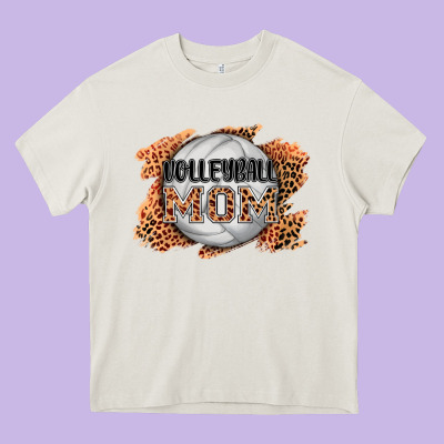 Volleyball Mom Heavy Core Tee Designed By Adodesignshop